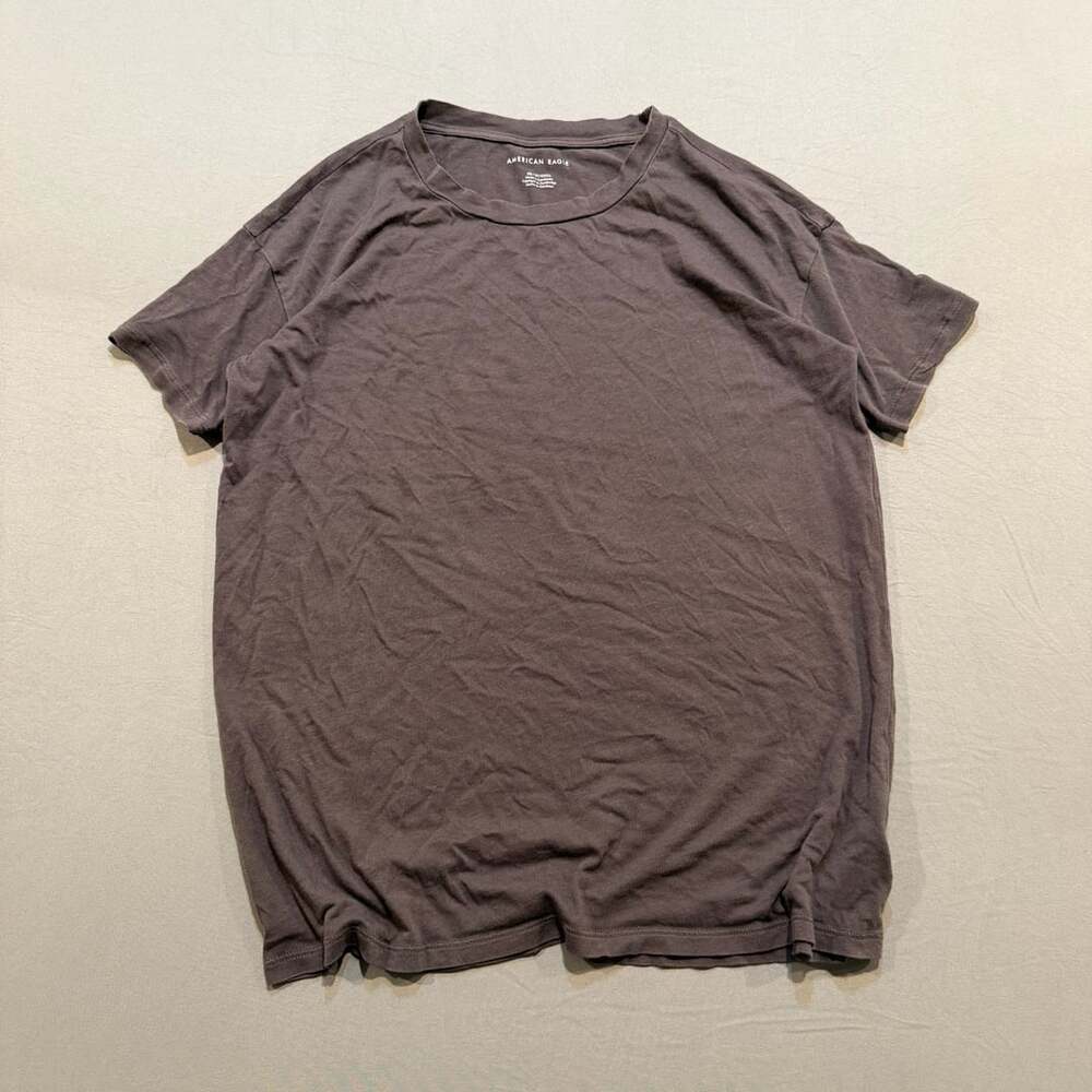 American Eagle Brown Short Sleeve T-Shirt Size XS